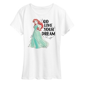 Women's - Disney - Go Live Your Dream Short Sleeve Graphic T-Shirt - 1 of 4