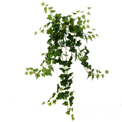 Vickerman 37" Artificial Green Ivy Hanging Bush.