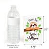 Big Dot of Happiness Let's Hang - Sloth - Baby Shower or Birthday Party Thank You Cards (8 count) - 3 of 4