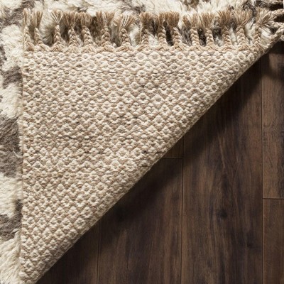 Nordic Hand-Knotted Wool 8' x 10' Area Rug in Black
