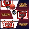 Indoor Mini Basketball Hoop for Kids Over The Door with Scoreboard Anti Impact Backboard and Basketballs Pro Toy Gift for Boys and Girls - 3 of 4