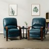 Set of 2 Alexandra Genuine Leather Manual Recliner| ART OF LIVING DESIGNS - 2 of 4