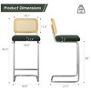 Infurnic Dining Chairs, Upholstered Chairs Set with Durable Table Legs, for Kitchen and Dining Room, 2PCS, Green, 17.7"*18.9"*42.5" - 4 of 4