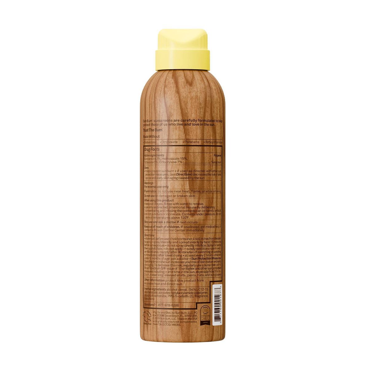 Sun Bum Original Sunscreen Spray - SPF 50 - 6oz - thumbnail 2