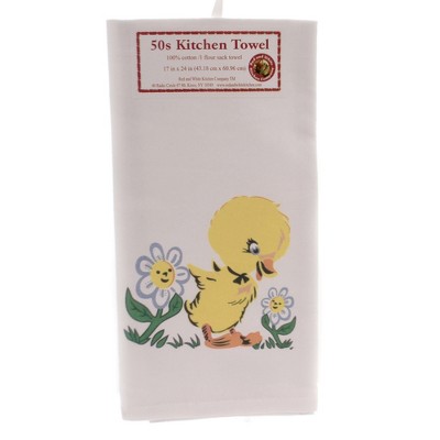 Decorative Towel 24.0" Sally The Duck Kitchen Towel Flour Sack 100% Cotton  -  Kitchen Towel