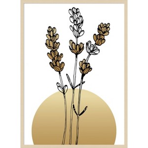Amanti Art Lavender 17 by Samira Yanushkova Wood Framed Wall Art Print - 1 of 4