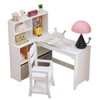 Kids Study Desk and Chair Set, Corner Study Desk for Children,Study Desk and Chair Set,Kids Study Desk - Ideal for Boys and Girls - 2 of 4