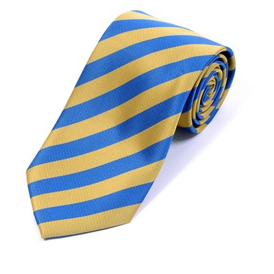College Striped Colored Woven Tie Collection