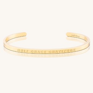 Mantra Jewelry - Grit Grace Gratitude (no ink) bracelet - 1 of 4