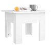 vidaXL Coffee Table White 21.7 in.x21.7 in.x16.5 in. Engineered Wood - 4 of 4