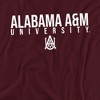 Men's Alabama A&M University Official Stacked T-Shirt Maroon - 2 of 4