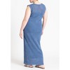 ELOQUII Women's Plus Size Shell Crochet Sweater Dress - 3 of 4