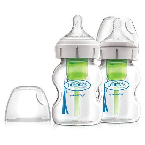 Dr Brown S Options Glass Wide Baby Bottles 2pk 5oz Target