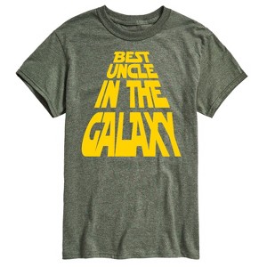 Men's - Instant Message - Best Uncle in the Galaxy Short Sleeve Graphic T-Shirt - 1 of 4