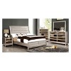 miBasics Reina 2 Drawer Nightstand Silver: Glam Style with Mirror Finish & Metal Glides - 3 of 4
