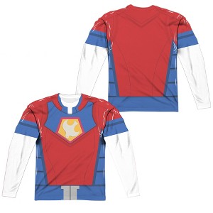 Men's Peacemaker Uniform Tee Long Sleeve Costume T-Shirt - 1 of 4