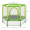 HFYee Kids Trampoline with Safety Options Indoor & Outdoor Bounce Fun for Children Multiple Sizes & Accessories - 3 of 4