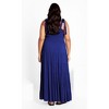 Women's Plus Size Spot Sara Maxi Dress - cobalt | CITY CHIC - image 2 of 4