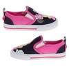Disney Minnie Mouse Girls No Lace Shoes - Kids Disney Character Loafer Low top SlipOn Casual Tennis Canvas Sneakers (size 5-12 toddler - little kid) - 4 of 4