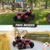 Garvee 24V Kids Ride On Utv, 2 Seater Kids Ride on Toys, Electric Car with Remote Control, Music, LED, Electric Ride on Car for Kids, 3-8 - 4 of 4