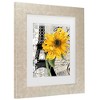 Trademark Fine Art - Color Bakery Paris Blanc Matted Framed Art - image 3 of 4