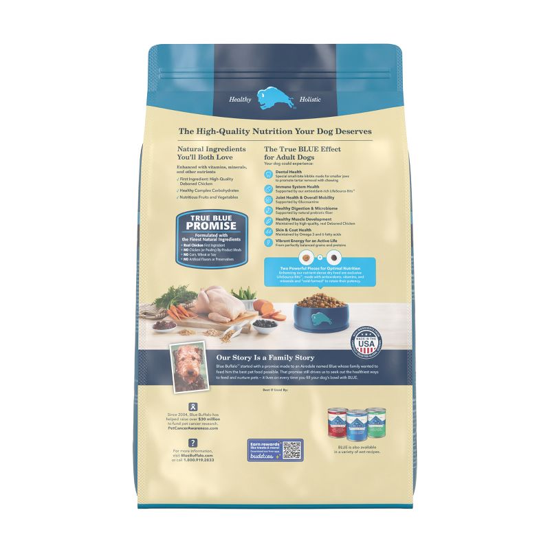 Blue Buffalo Life Protection Small Bite Chicken & Brown Rice Recipe Adult Dry Dog Food, 5 of 12