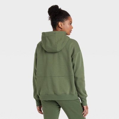 green hoodie women's