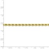 Black Bow Jewelry 3.5mm, 10k Yellow Gold Diamond Cut Solid Rope Chain Anklet or Bracelet - 4 of 4
