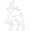 Northlight 24" Lighted Standing Reindeer Silhouette Outdoor Christmas Decoration - 3 of 4