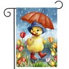 Briarwood Lane Spring Garden Flag 12x18 For Outdoor Rainy Day Duckling For Spring Garden Flag Flags For Outside - 2 of 4
