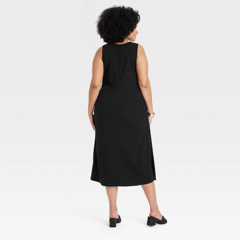Women's Rib Knit Midi Bodycon Dress - A New Day™, 3 of 8