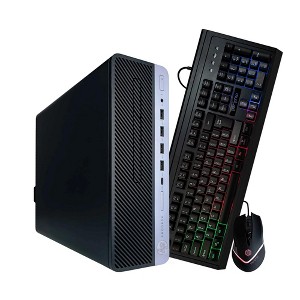 Refurbished HP ProDesk 600G4 Desktop Computer-Intel i5-AMD Radeon RX 550-16GB RAM-1TB SSD-Keyboard & Mouse-Windows 11 Pro-Manufacturer Refurbished - 1 of 4