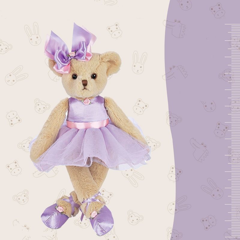 Bearington Tootsie Ballerina 15 Inch Teddy Bears for Girls - Ballerina Stuffed Animals - Dance Recital Gifts for Girls, 2 of 8