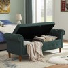 NicBex 63 Inch Storage Ottoman,Entryway Bench with Wood Legs for Bedroom and Living Room - 2 of 4