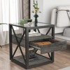 Anybear 1 piece Modern End Table with Drawer - 4 of 4