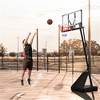 YONWAY Portable Basketball Hoop, Basketball System 8-10ft Height Adjustable and Waterproof, for LED Basketball Hoop Lights for Youth and Adults - 2 of 4