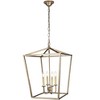 Elegant Lighting Maddox Collection Pendant D17 H24.25 Lt:4 Vintage silver Finish - 4 of 4