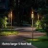 Matney refillable outdoor metal patio and backyard torches - 2 of 4