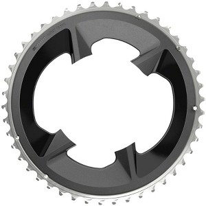 SRAM Rival Outer Chainring 46t 107 BCD 2x12-Spd Aluminum Blk Use w/ 33t Inner - 1 of 1