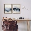 Stupell Industries Mysterious Abstract Obscure Watercolor 2pc Floating Frame Art Set - 2 of 4