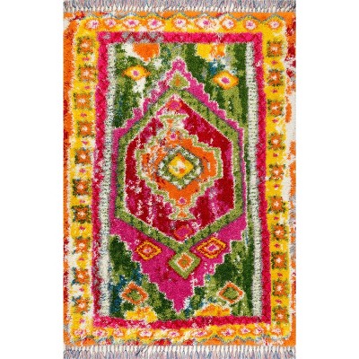Nuloom Shania Medallion Shaggy Indoor Area Rug