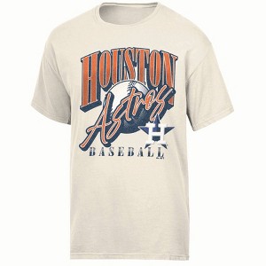 MLB Houston Astros Women's Parchment Comfort Wash T-Shirt : Target