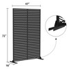 Dovelina Metal Outdoor Privacy Screen Freestanding Patio Decorative Screens - 3 of 4