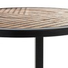 Wilson Round Side Table Carbon Black - ClickDecor: Modern Accent Furniture, Powder-Coated Metal Frame, MDF Top - 3 of 4