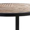 Wilson Round Side Table Carbon Black - ClickDecor: Modern Accent Furniture, Powder-Coated Metal Frame, MDF Top - image 3 of 4