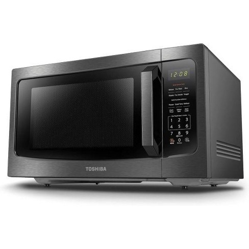 Toshiba 1.6 Cu. Ft. 1200-Watt Countertop Microwave Oven (Black Stainless Steel) - image 1 of 4