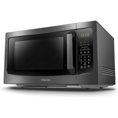 Toshiba 1.6 Cu. Ft. 1200-Watt Countertop Microwave Oven (Black Stainless Steel) Toshiba 1.6 Cu. Ft. 1200-Watt Countertop Microwave Oven (Black Stainless Steel)