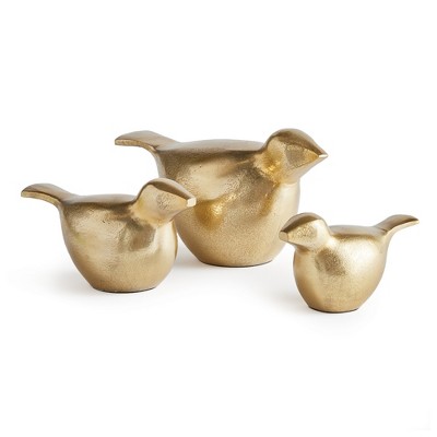 Plum & Post Birds Of A Feather Sculptures Decorative Objects Set of 3
