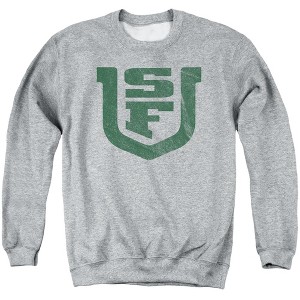 University Of San Francisco Official Distressed Primary Logo Adult Crewneck Sweatshirt - 1 of 4
