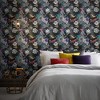 Jardin Black Floral Birds Paste the Wall Wallpaper - image 2 of 4